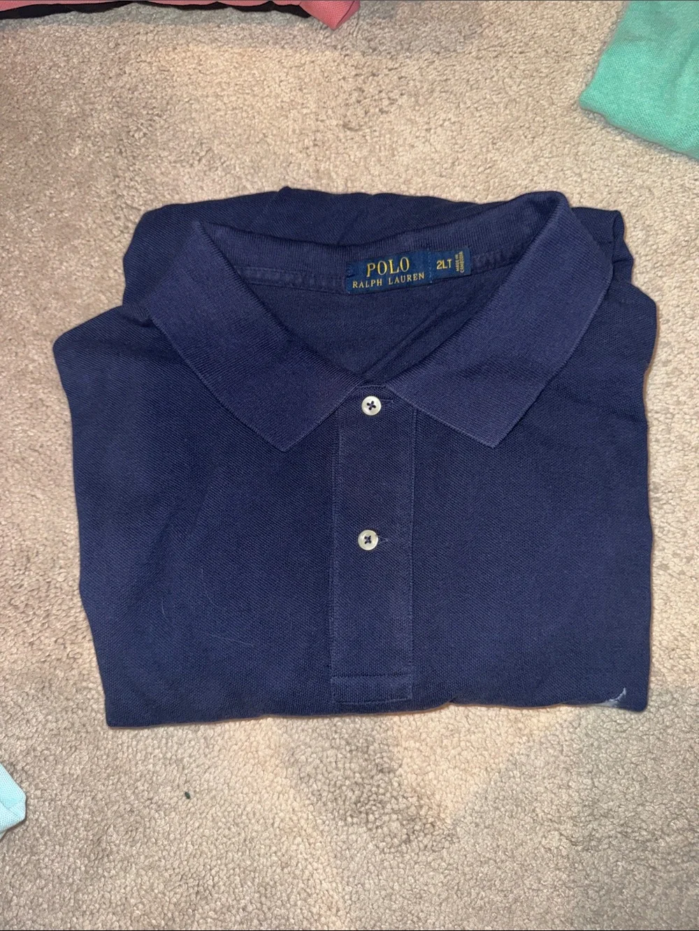 Ralph Lauren Men's Polo Shirts Bundle  (2XLT)